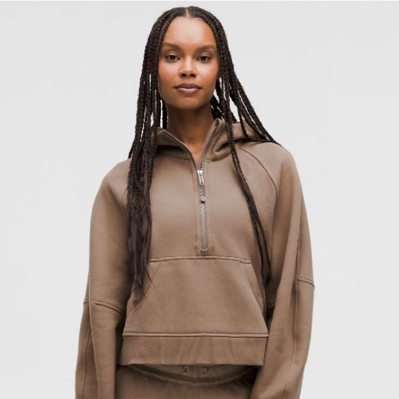 lululemon | Scuba Hoodie | Taupetastic | M/L - Picture 2 of 9